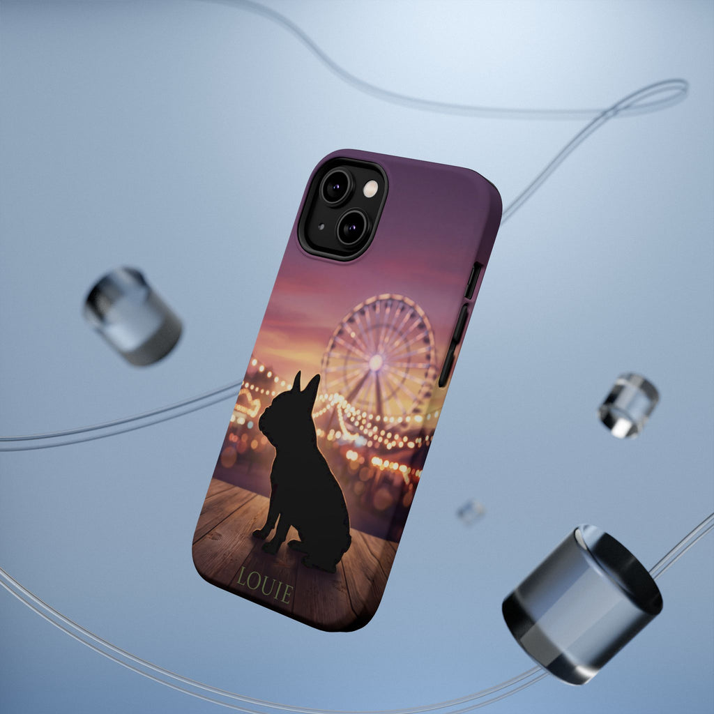 Personalized French Bulldog Carnival Nights Phone Case — Wireless Charging Cover
