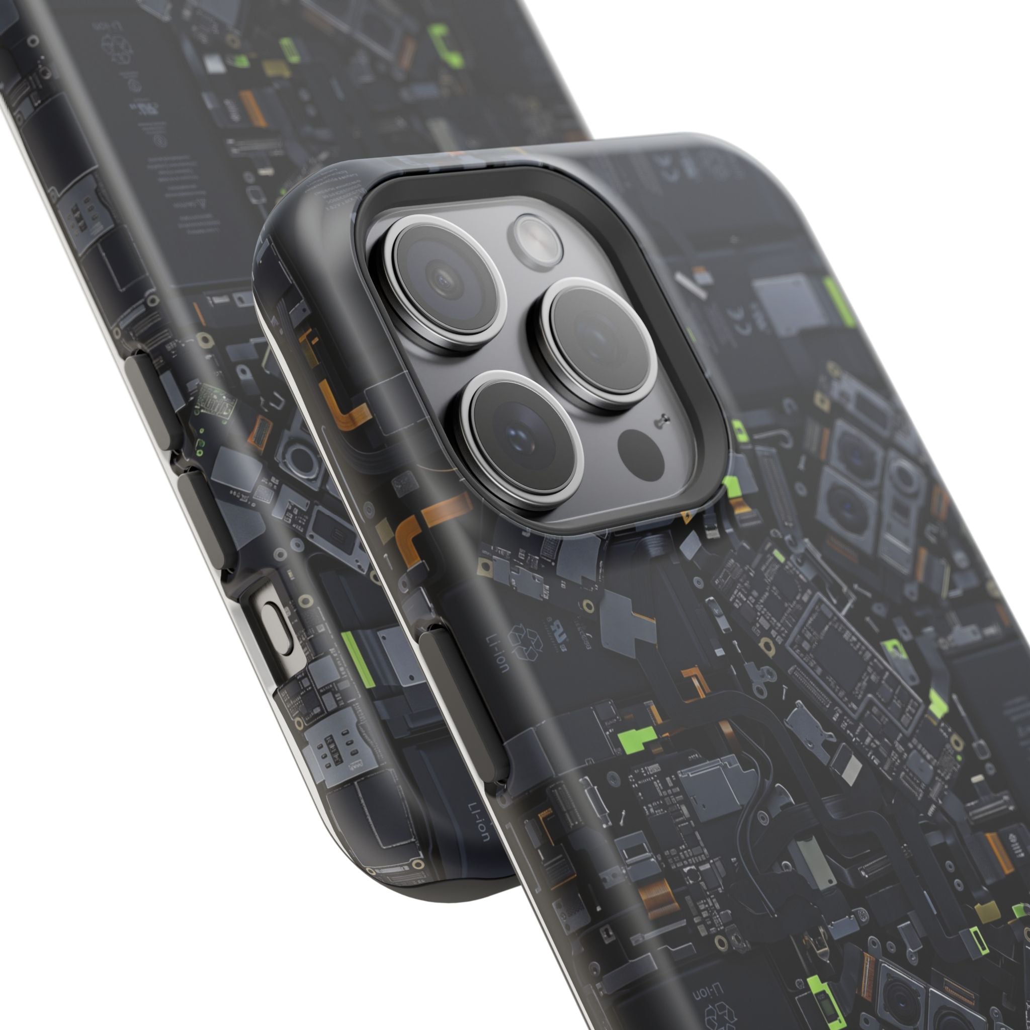 Circuit Core Phone Case — Motherboard Print Wireless Charging Cover