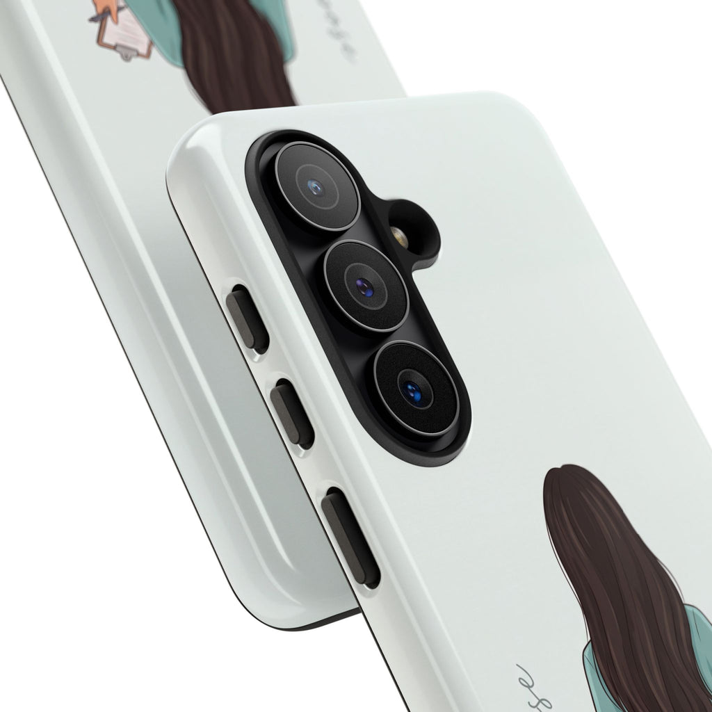 "Trust the Purpose" Nurse Phone Case | Illustrated Nurse in Scrubs Design | iPhone & Samsung