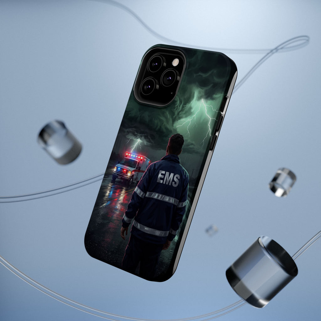 EMS Green Storm City Phone Case — Magnetic Wireless Charging Cover