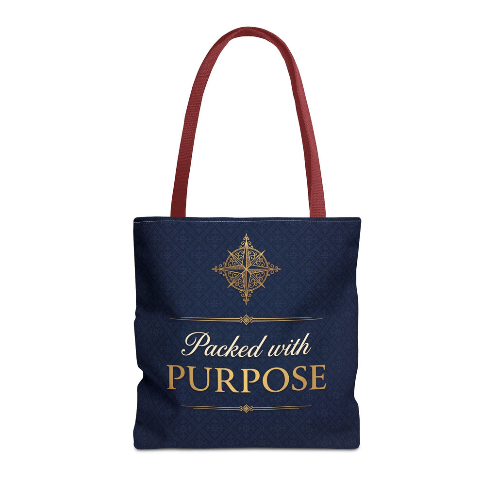 Packed with Purpose Tote | Inspirational Nurse Gift Tote Bag | Healthcare Worker Appreciation Gift | Premium Polyester Carry-All