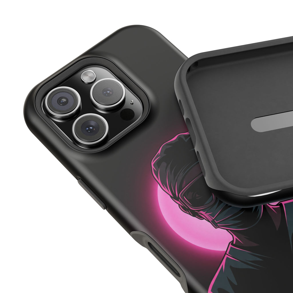 Nurse Portrait Phone Case — Navy Wireless Charging Cover