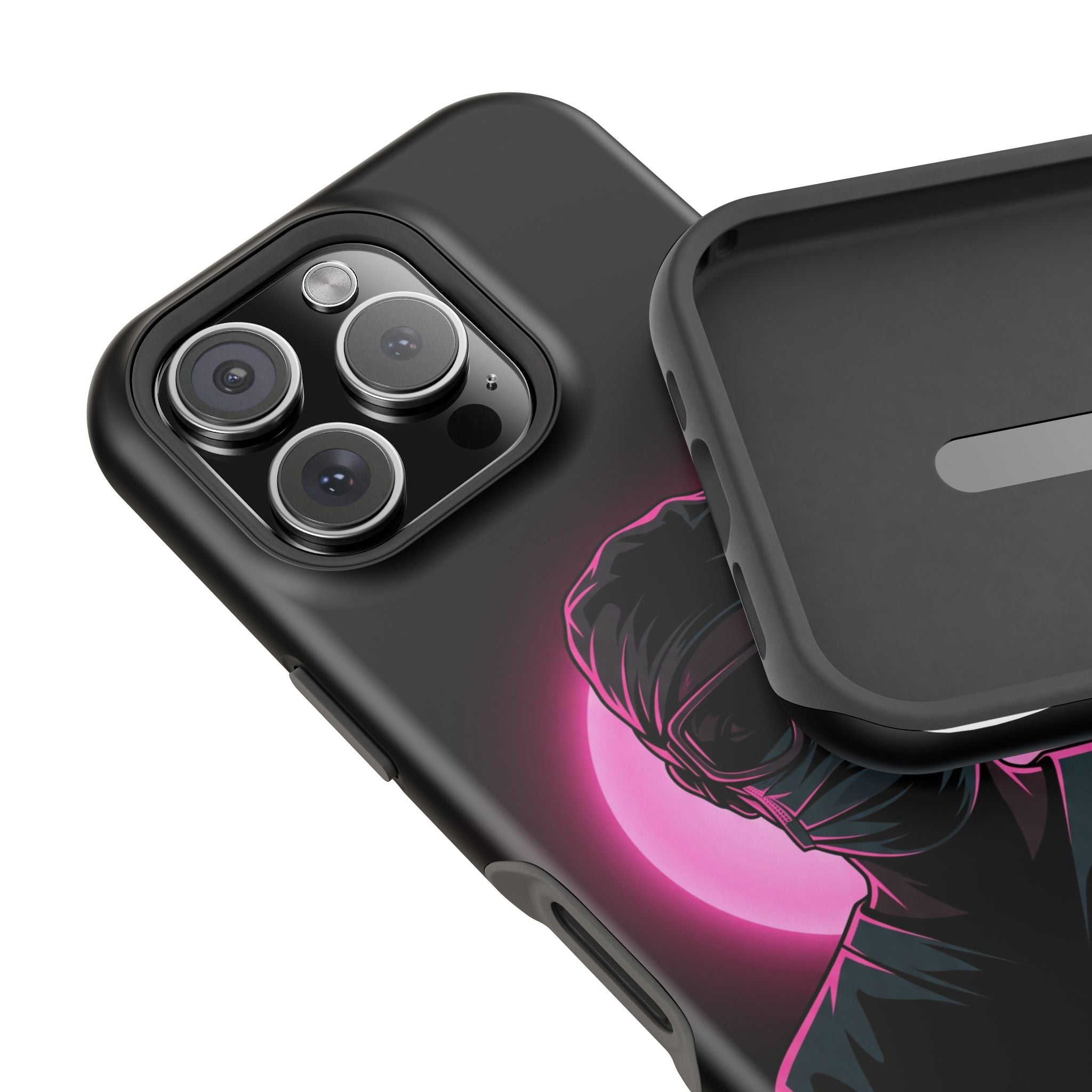 Nurse Portrait Phone Case — Navy Wireless Charging Cover