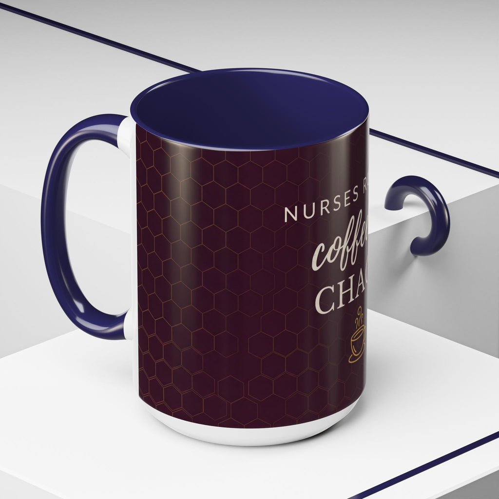 Coffee Mug for Nurses | Nurses run on coffee & chaos | Nurse Appreciation Gift | Gift for Her