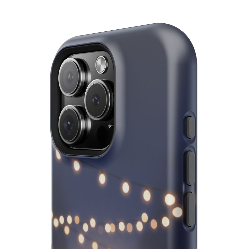 Personalized Dachshund Fairy Lights Phone Case — Wireless Charging Cover