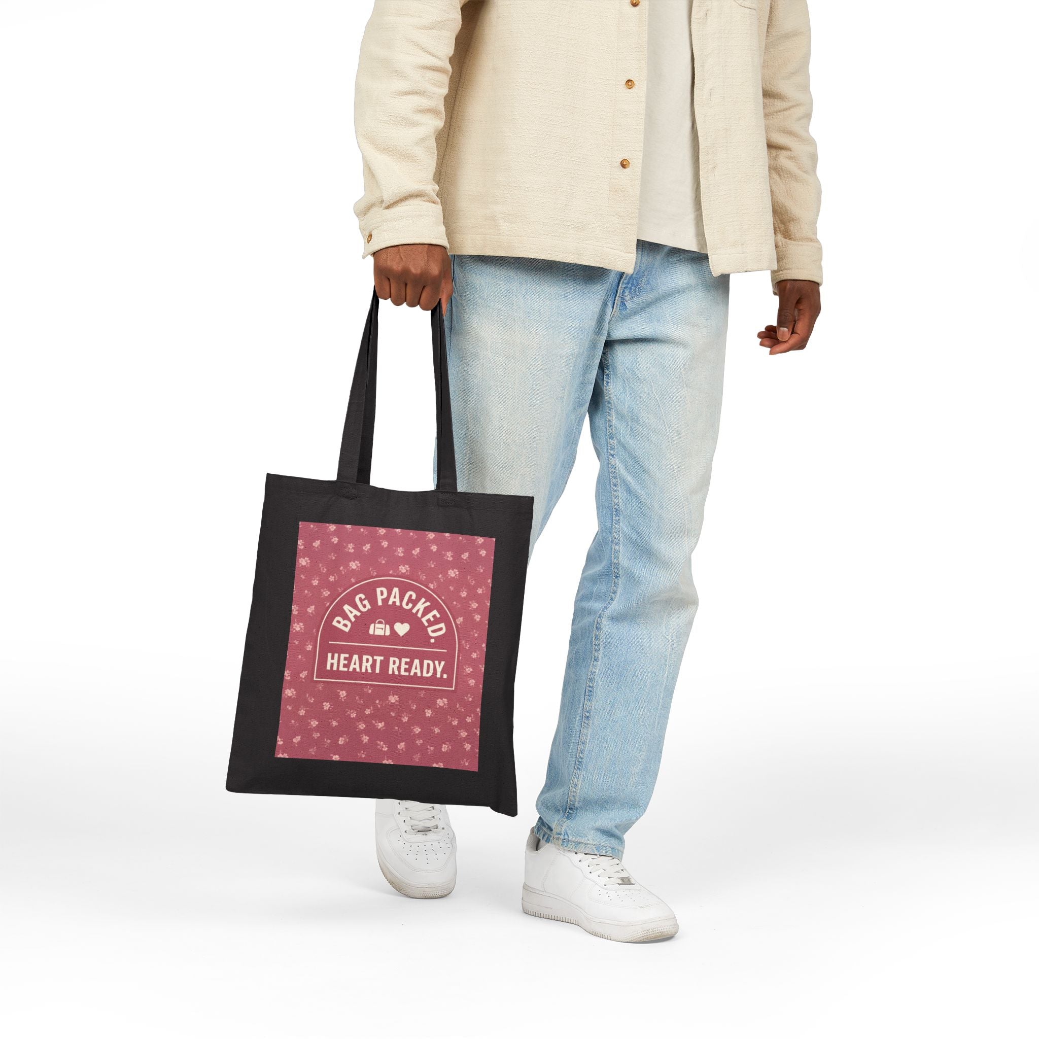 Nurse Tote Bag – Bag packed Heart ready – Cotton Canvas Tote Bag for Nurses