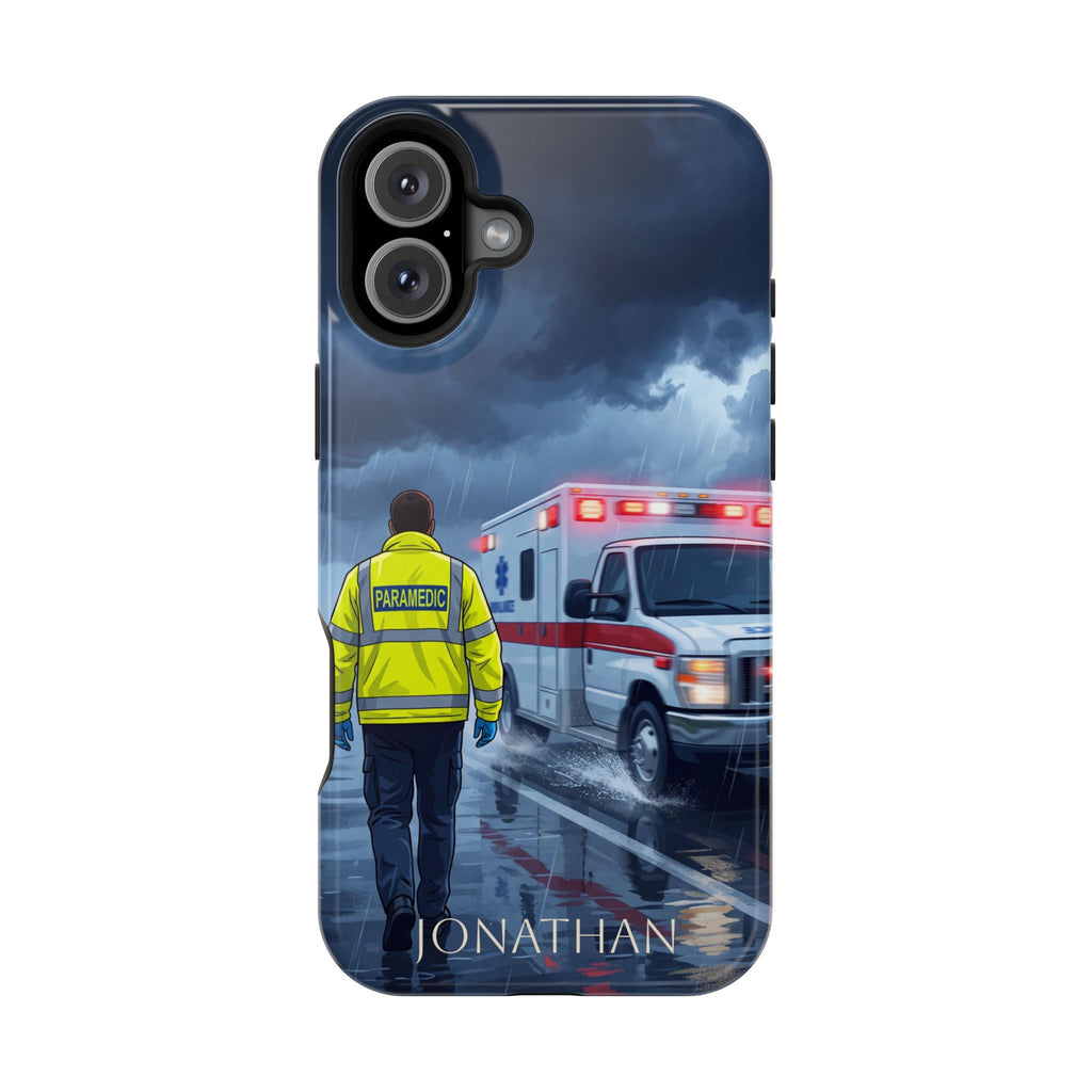 Personalized EMS Storm Phone Case — Wireless Charging Cover
