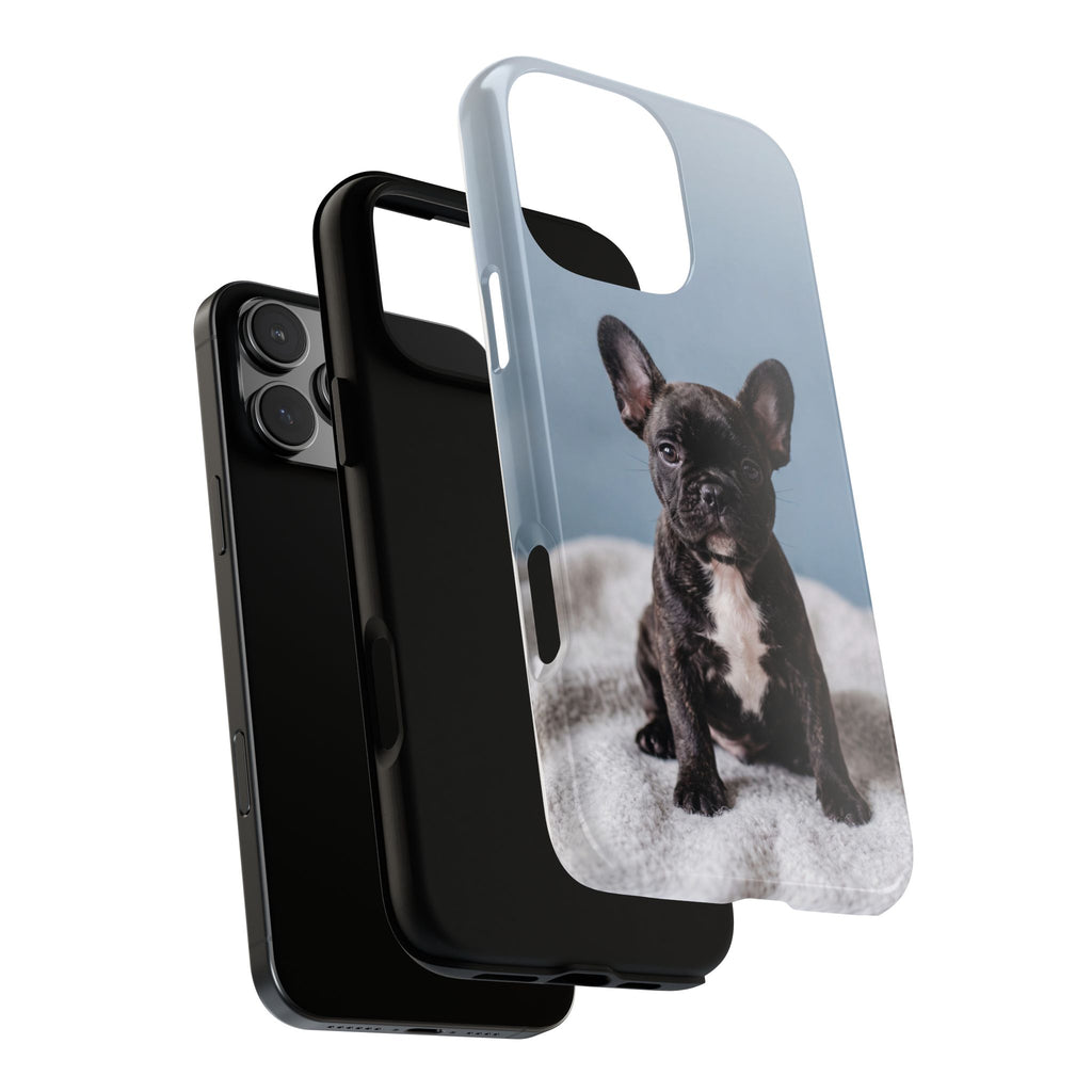 French Bulldog Puppy Phone Case | Adorable Brindle Frenchie Portrait | Samsung & iPhone