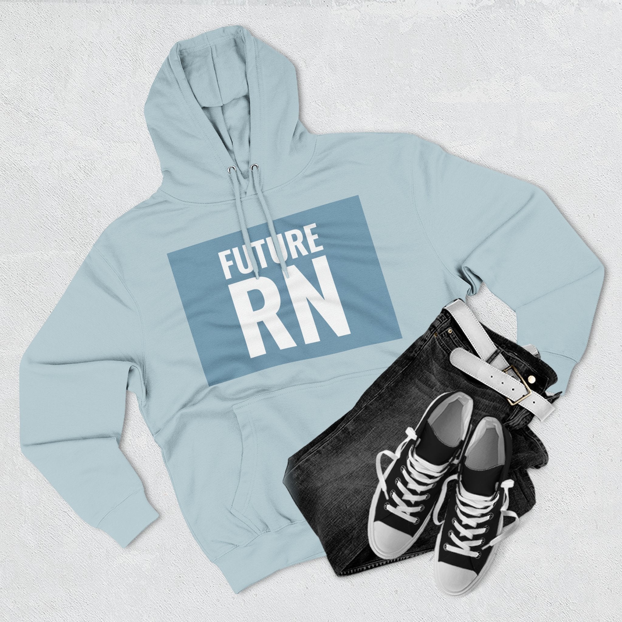 Future RN Nurse Hoodie — Unisex Gift for Nursing Students Nurse Graduation and New Nurses