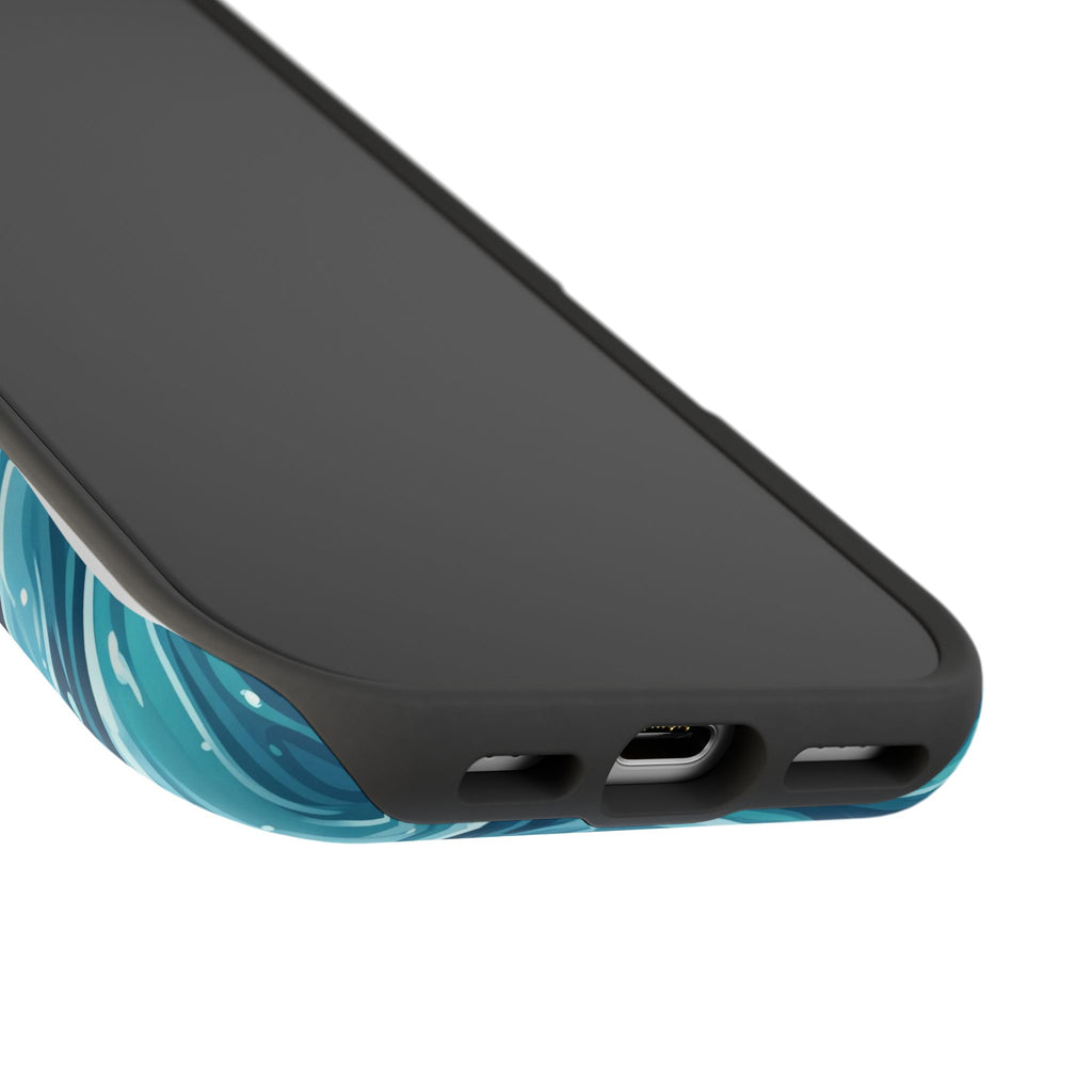 Water Splash Labrador Phone Case — Tough Magnetic Case with Wireless Charging