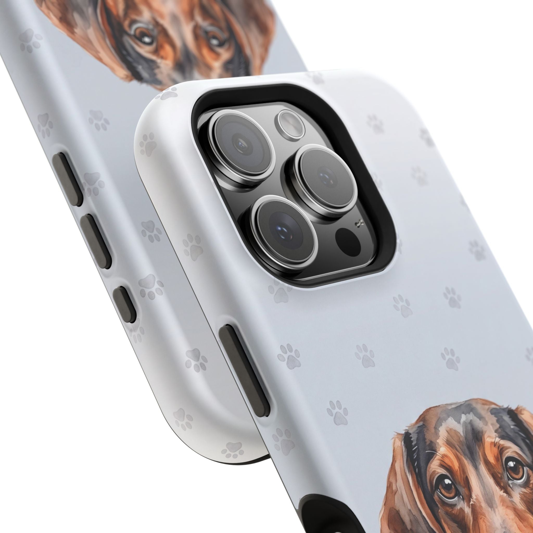 Dachshund Phone Case — Impact-Resistant Wireless Charging Cover