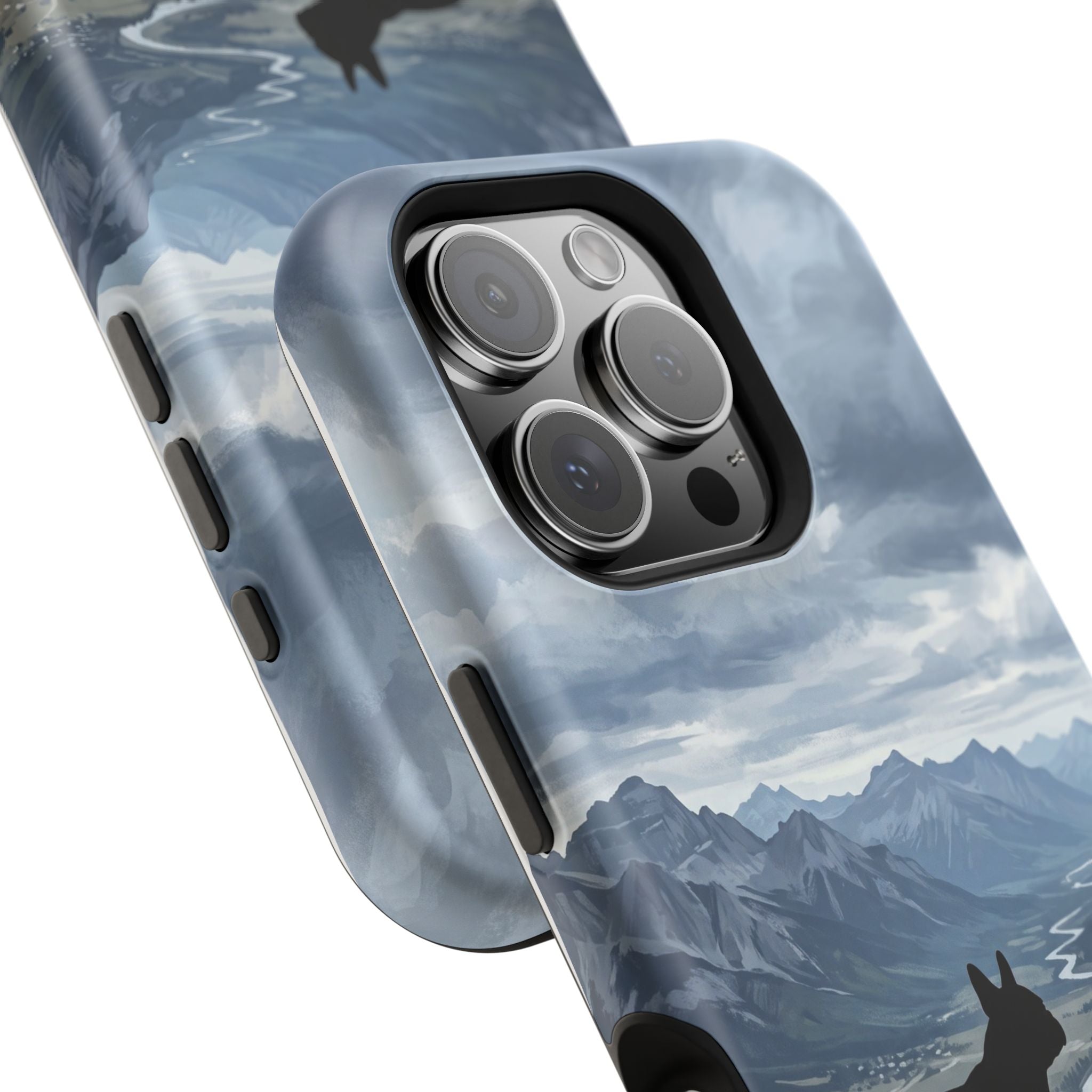Personalized French Bulldog Mountain Valley Phone Case — Wireless Charging Cover