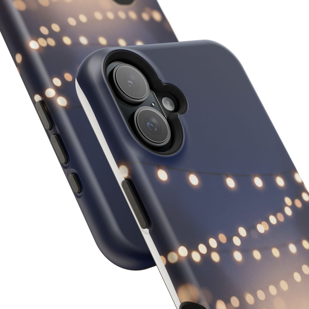 Personalized Dachshund Fairy Lights Phone Case — Wireless Charging Cover