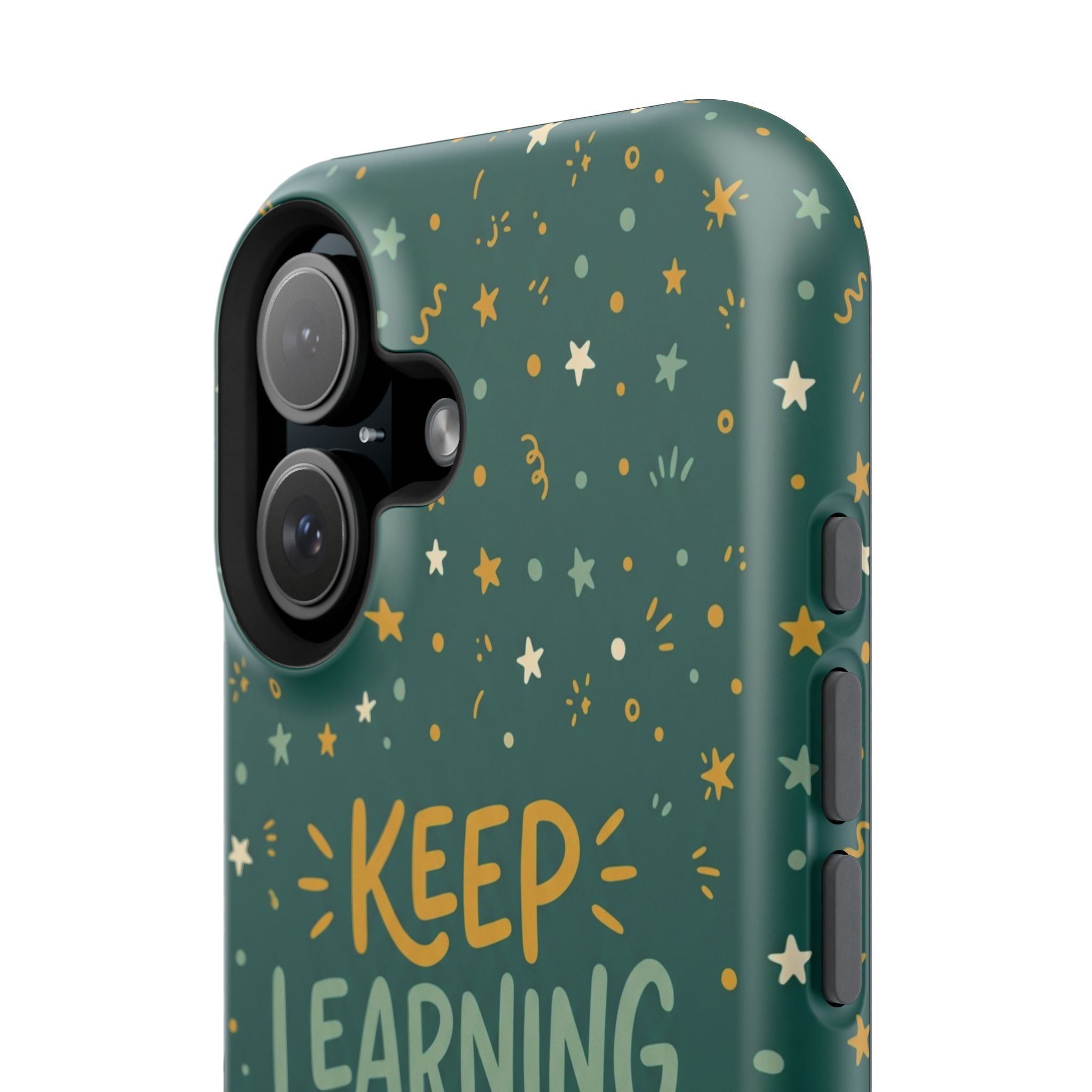 Keep Learning Keep Growing Teacher Phone Case — Wireless Charging Cover