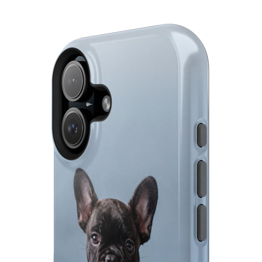 French Bulldog Puppy Phone Case — Impact-Resistant Wireless Charging Cover