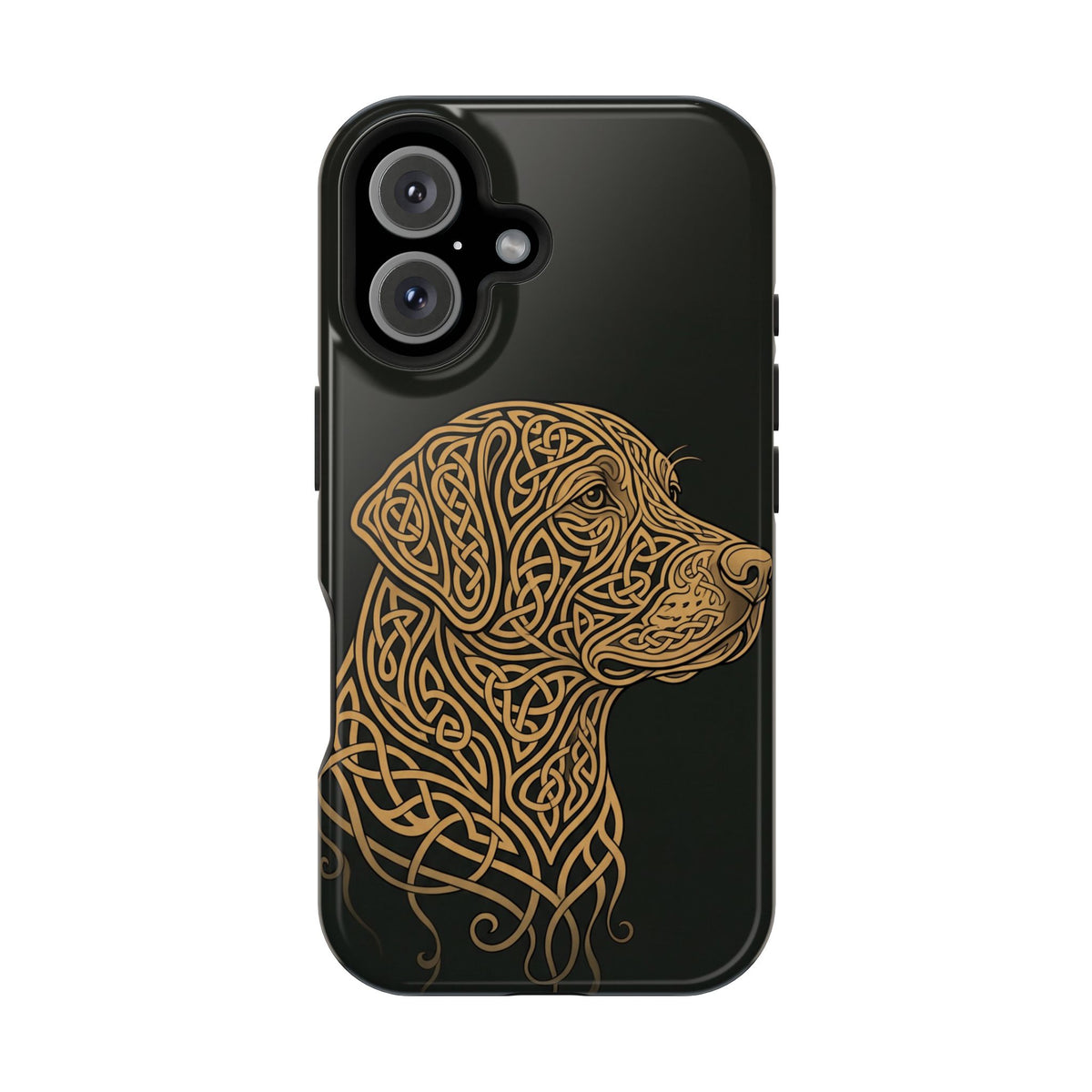 Celtic Knotwork Labrador Phone Case — Tough Magnetic Case with Wireless Charging