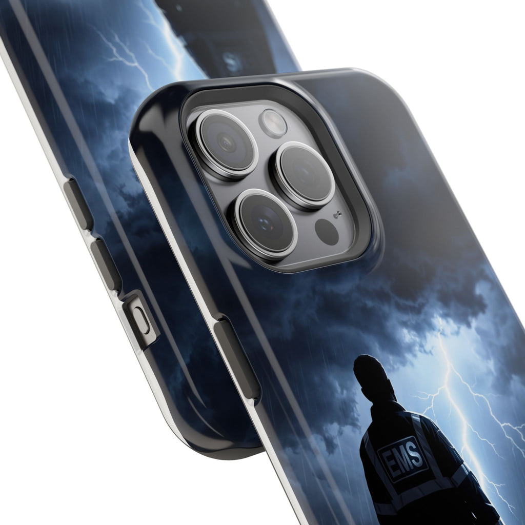 Personalized Lightning Storm EMS Phone Case — Wireless Charging Cover