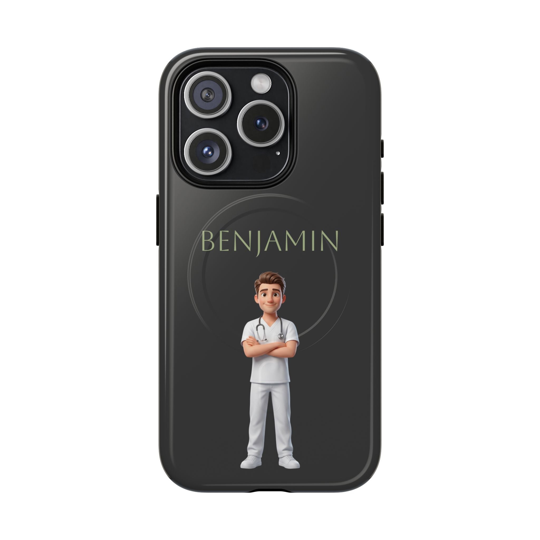 Personalized Nurse Phone Case | MagSafe Compatible, Custom Name iPhone Case