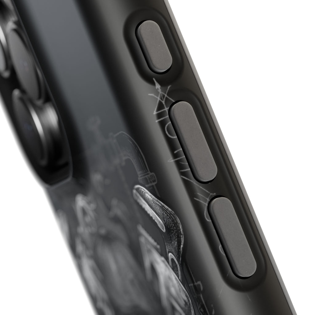 Skull & Wrenches Plumber Phone Case — Wireless Charging Cover