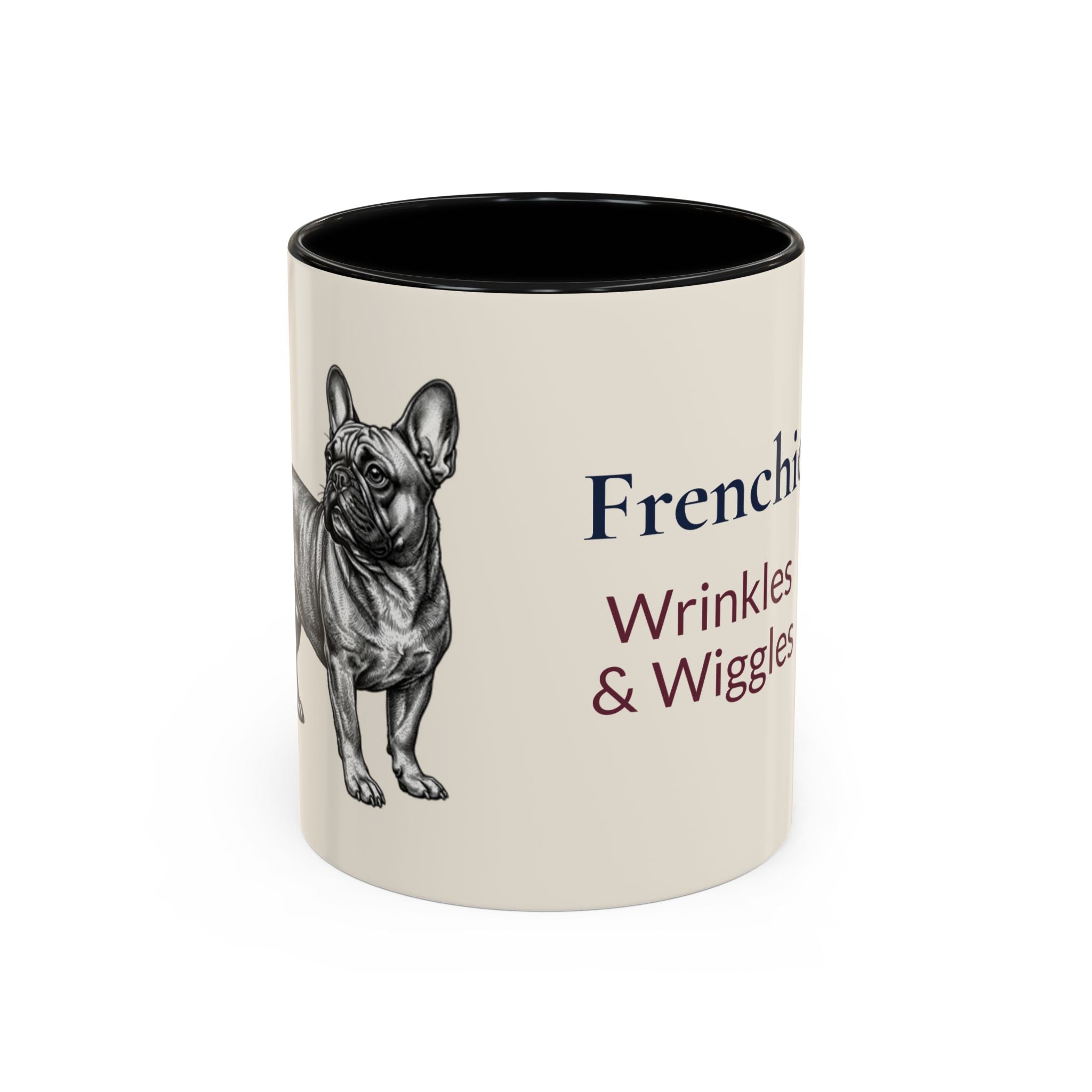 Personalized Frenchie Mug – Custom Name Coffee Mug – French Bulldog Lover Gift