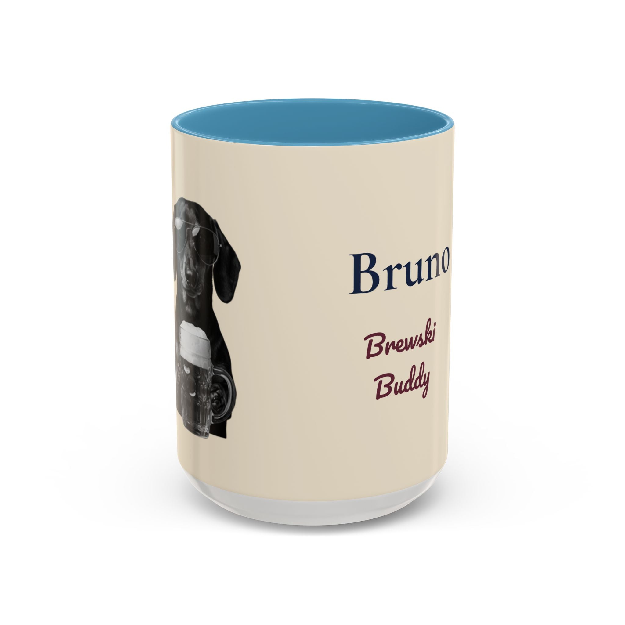 Personalized Dachshund Mug | Custom Name Coffee Mug | Funny Sausage Dog Gift | Beer Lover Dog Mug