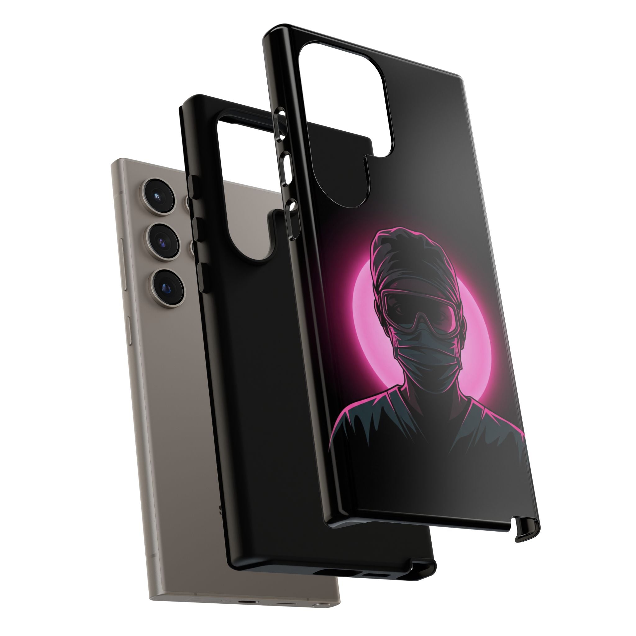 Nurse Neon Silhouette Phone Case - Samsung & iPhone Series