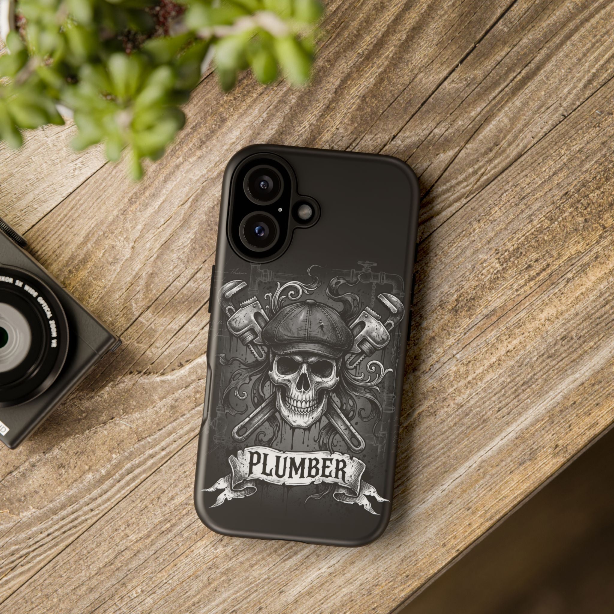 Gothic Skull Plumber Phone Case - Samsung & iPhone Series