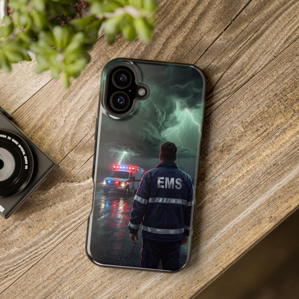 EMS Green Storm City Phone Case — Magnetic Wireless Charging Cover