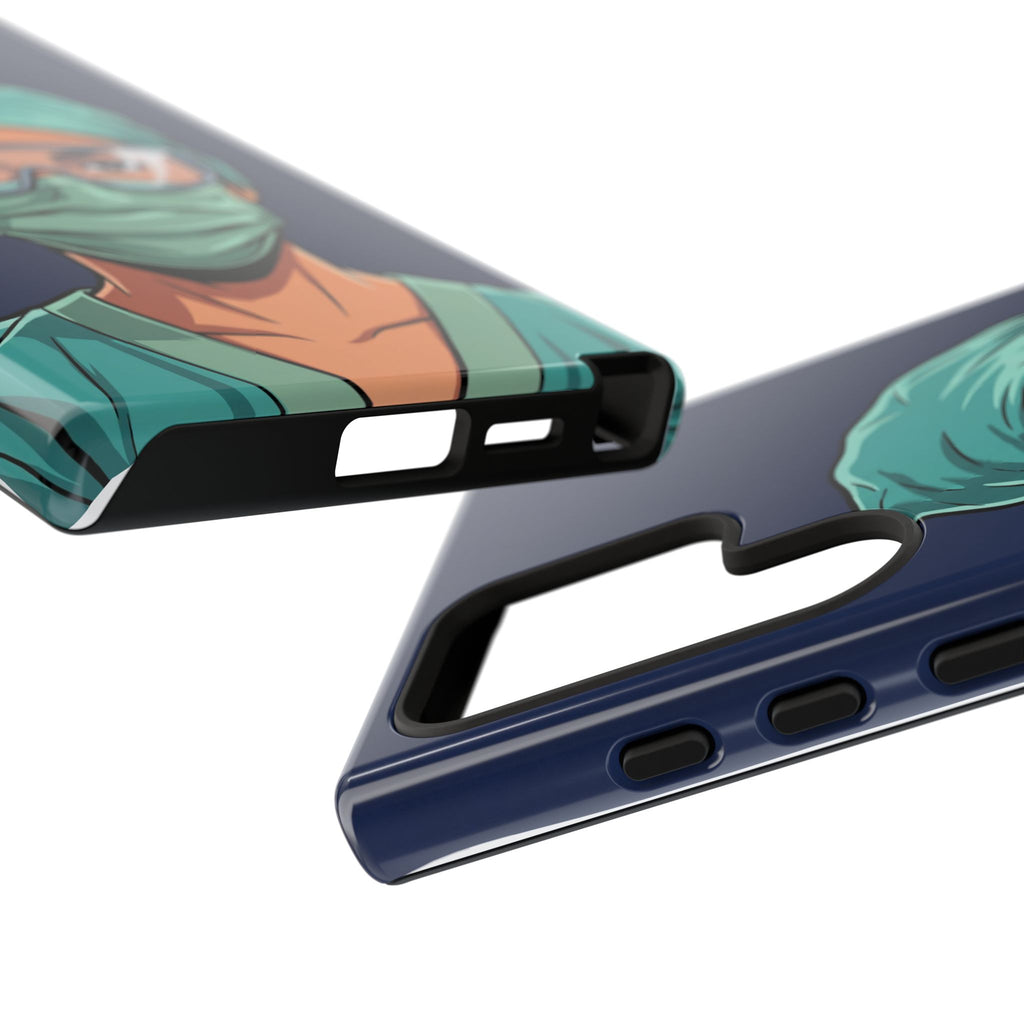 Nurse Illustrated Portrait Phone Case | iPhone & Samsung