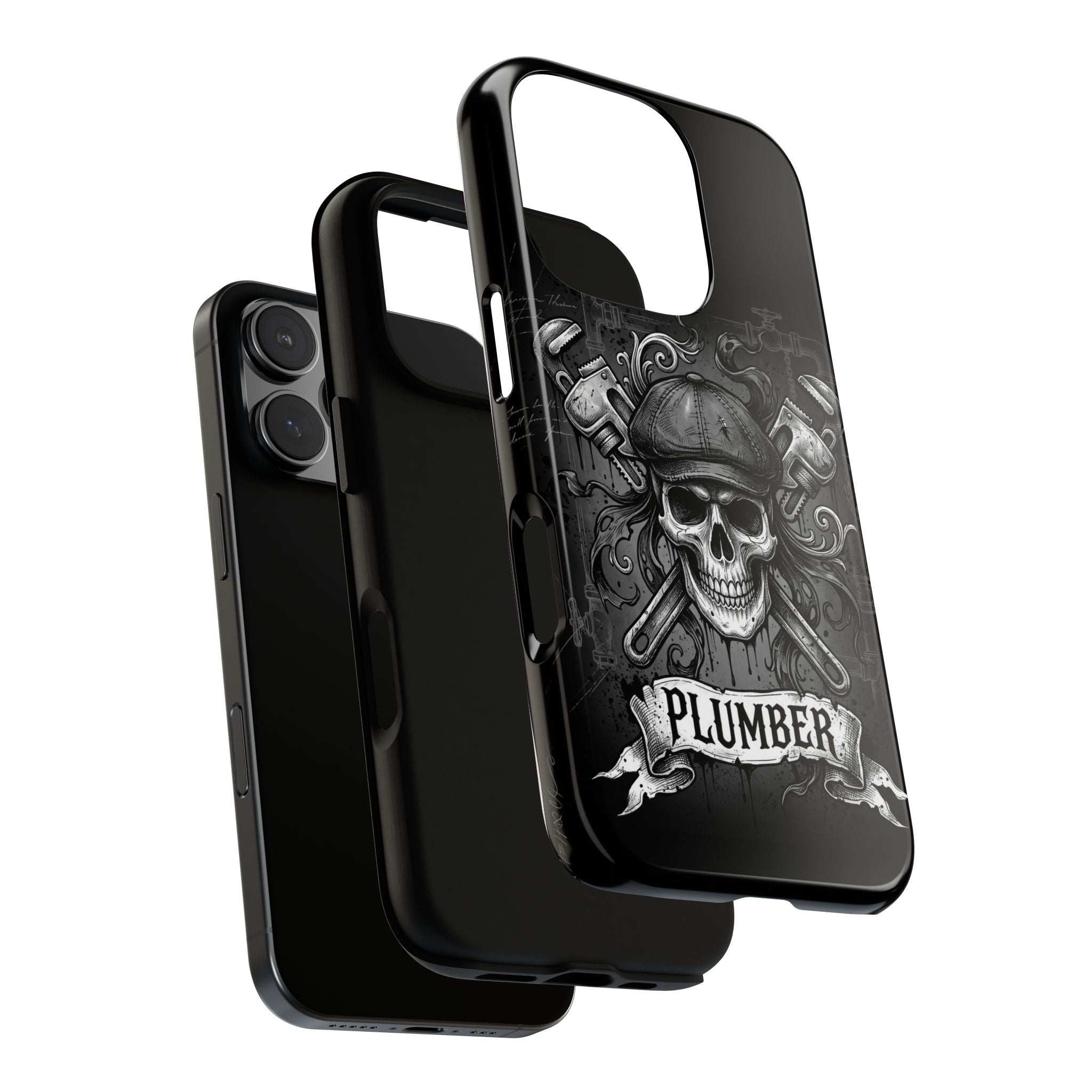 Gothic Skull Plumber Phone Case - Samsung & iPhone Series