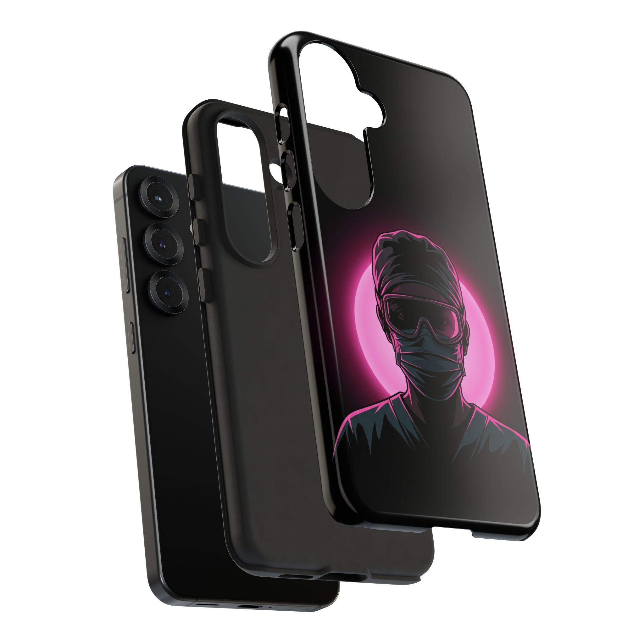 Nurse Neon Silhouette Phone Case - Samsung & iPhone Series