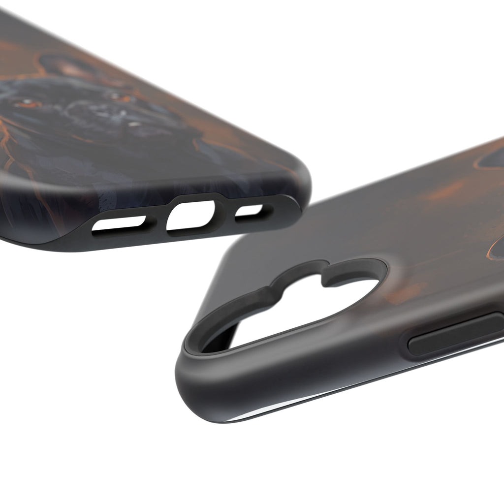 French Bulldog Portrait Phone Case — Impact-Resistant Wireless Charging Cover