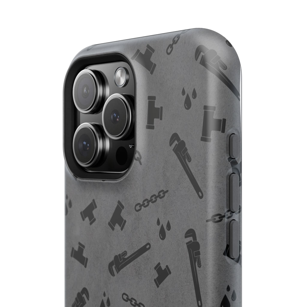 Built for the Grind Phone Case — Plumber Tools Wireless Charging Cover
