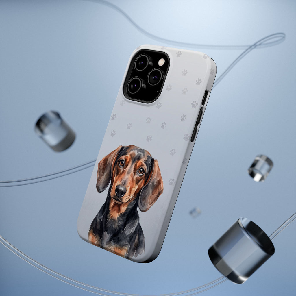 Dachshund Phone Case — Impact-Resistant Wireless Charging Cover