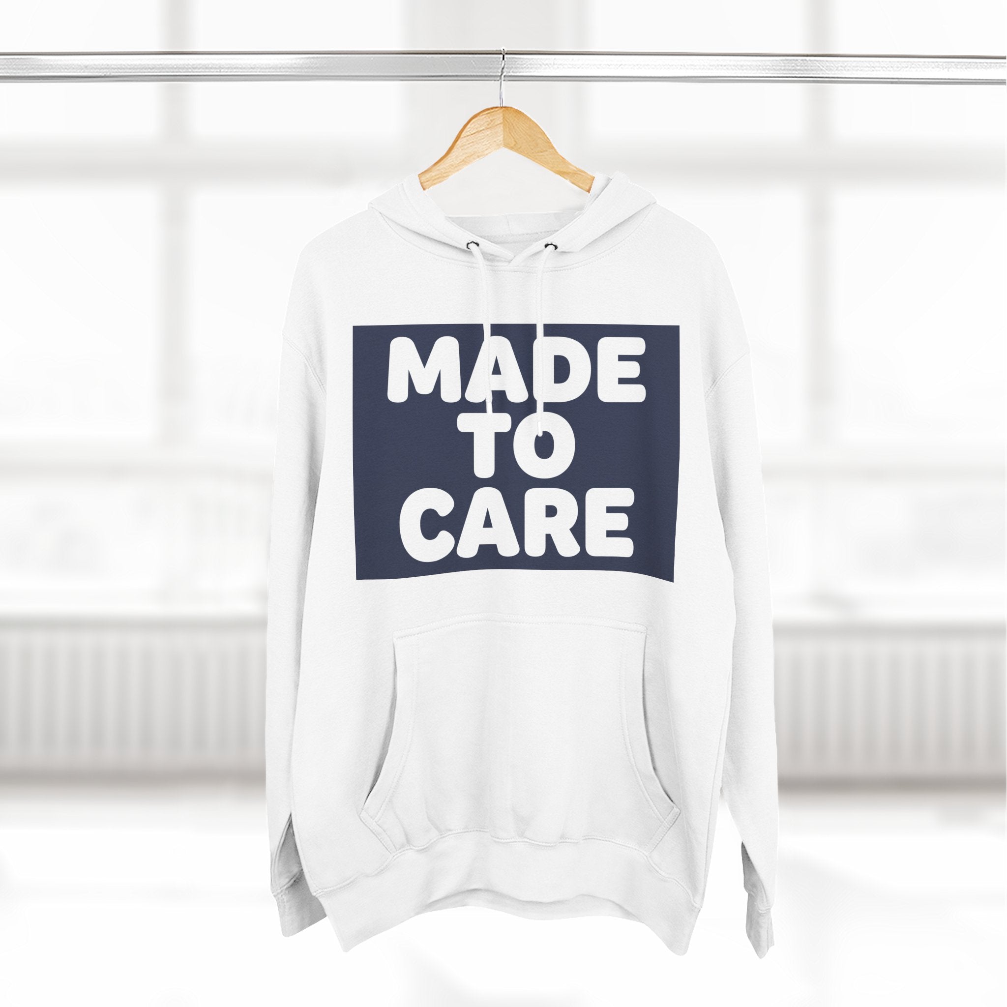 Made to Care Nurse Hoodie — Unisex Pullover for Healthcare Professionals & Caregivers