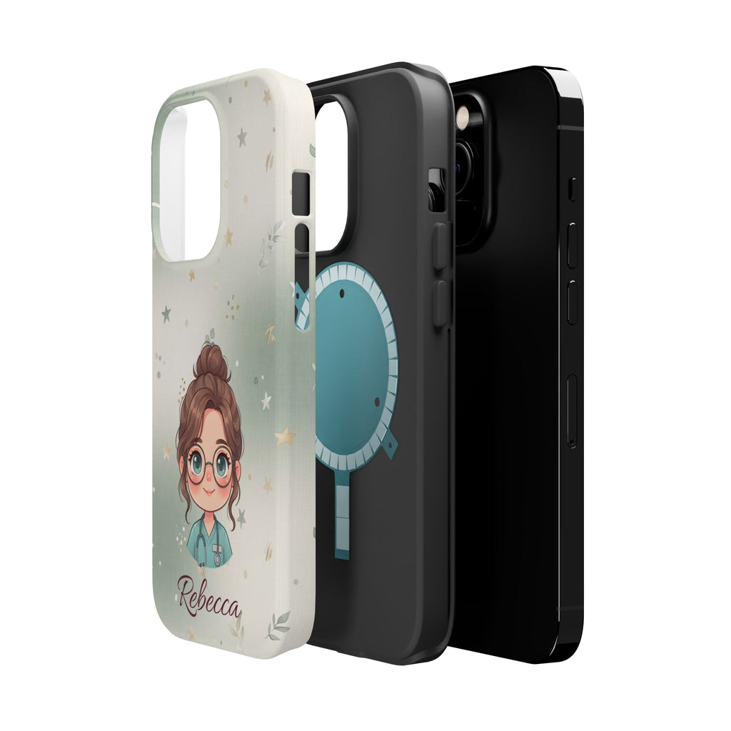 Personalized Starry Nurse Phone Case — Wireless Charging Cover