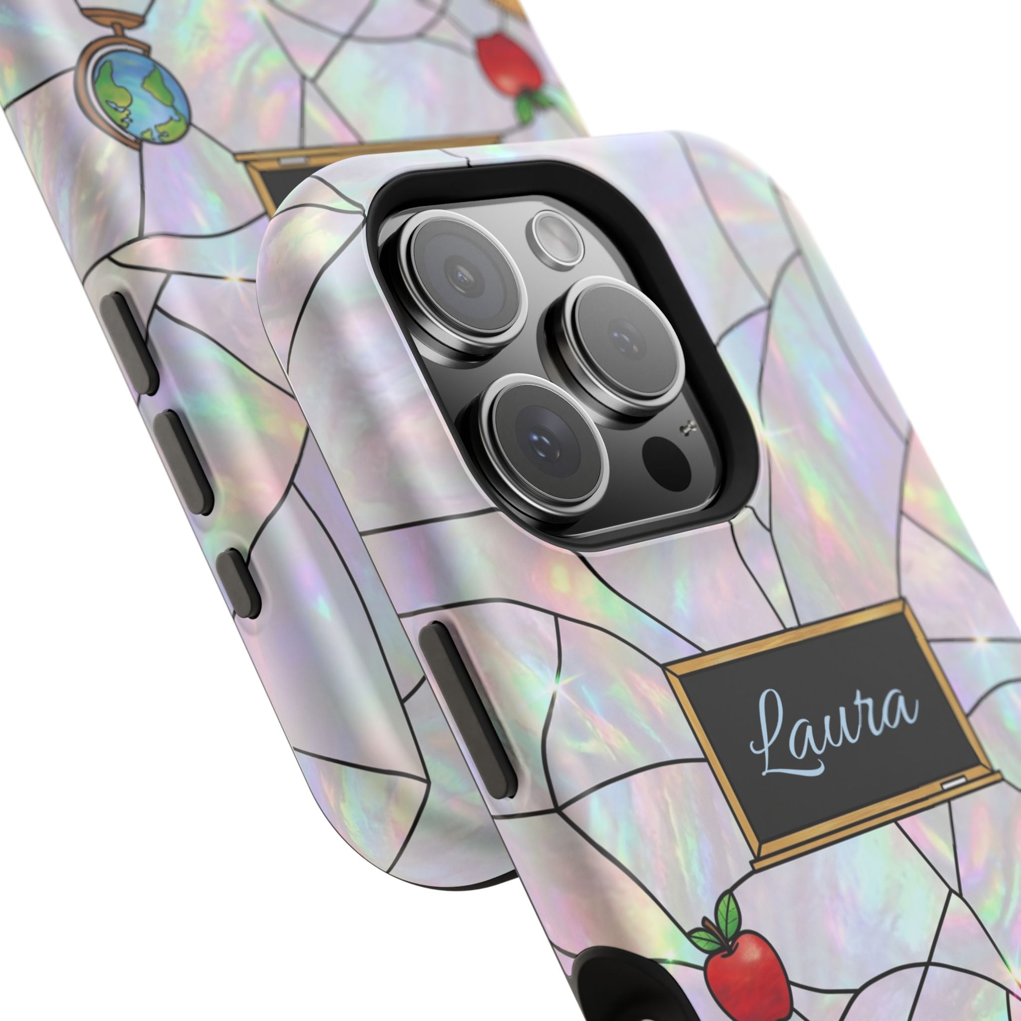 Personalized Teacher Phone Case — Impact-Resistant Wireless Charging Cover