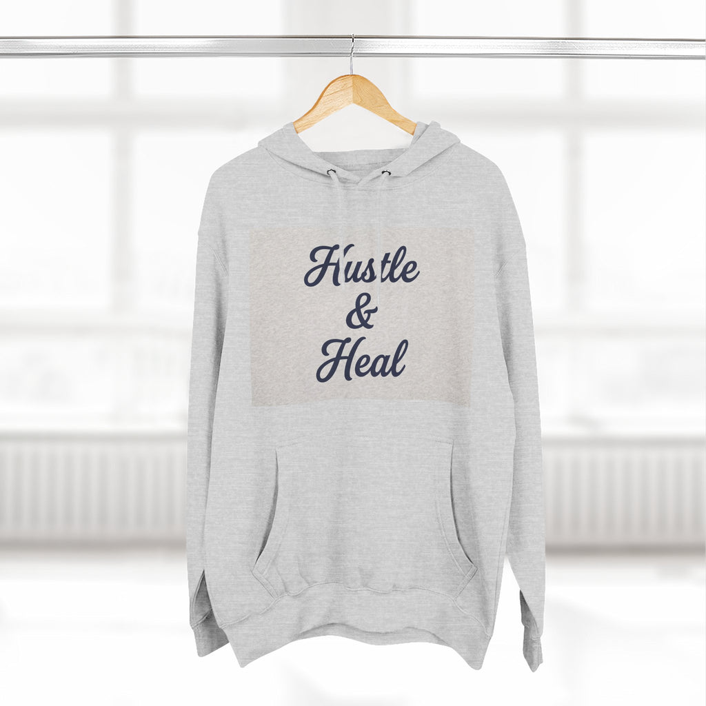 Hustle and Heal Nurse Hoodie — Unisex Comfortable Pullover for Passionate Nurses and Medical Workers