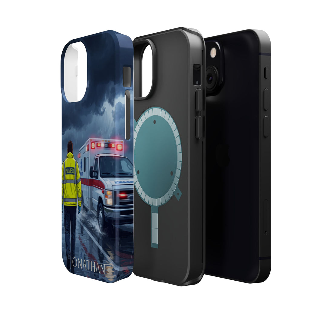 Personalized EMS Storm Phone Case — Wireless Charging Cover