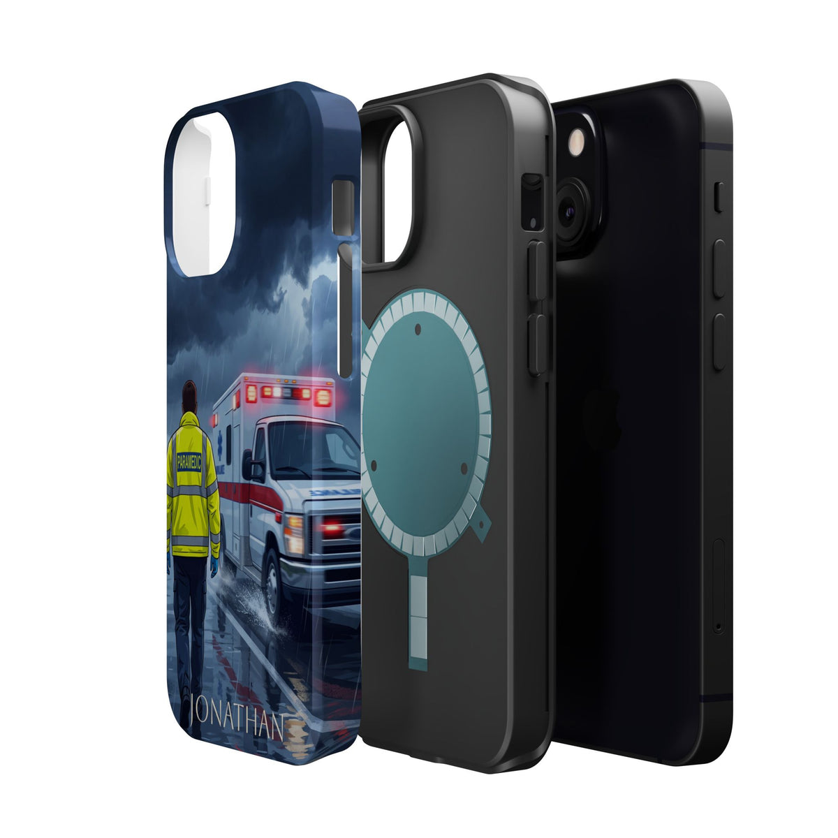 Personalized EMS Storm Phone Case — Wireless Charging Cover