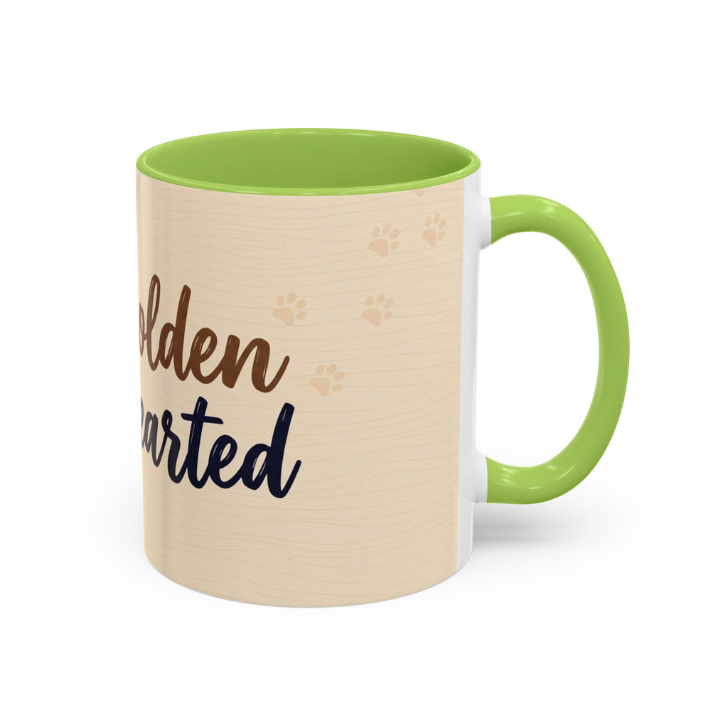 Golden Hearted Mug | Golden Retriever Lover Gift | Cute Dog Coffee Mug