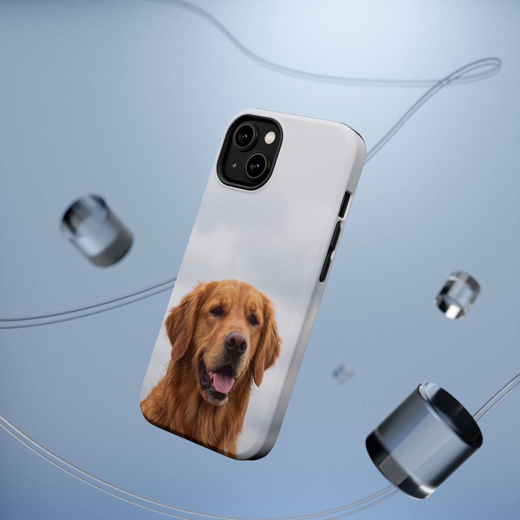 Golden Retriever Phone Case — Impact-Resistant Wireless Charging Cover