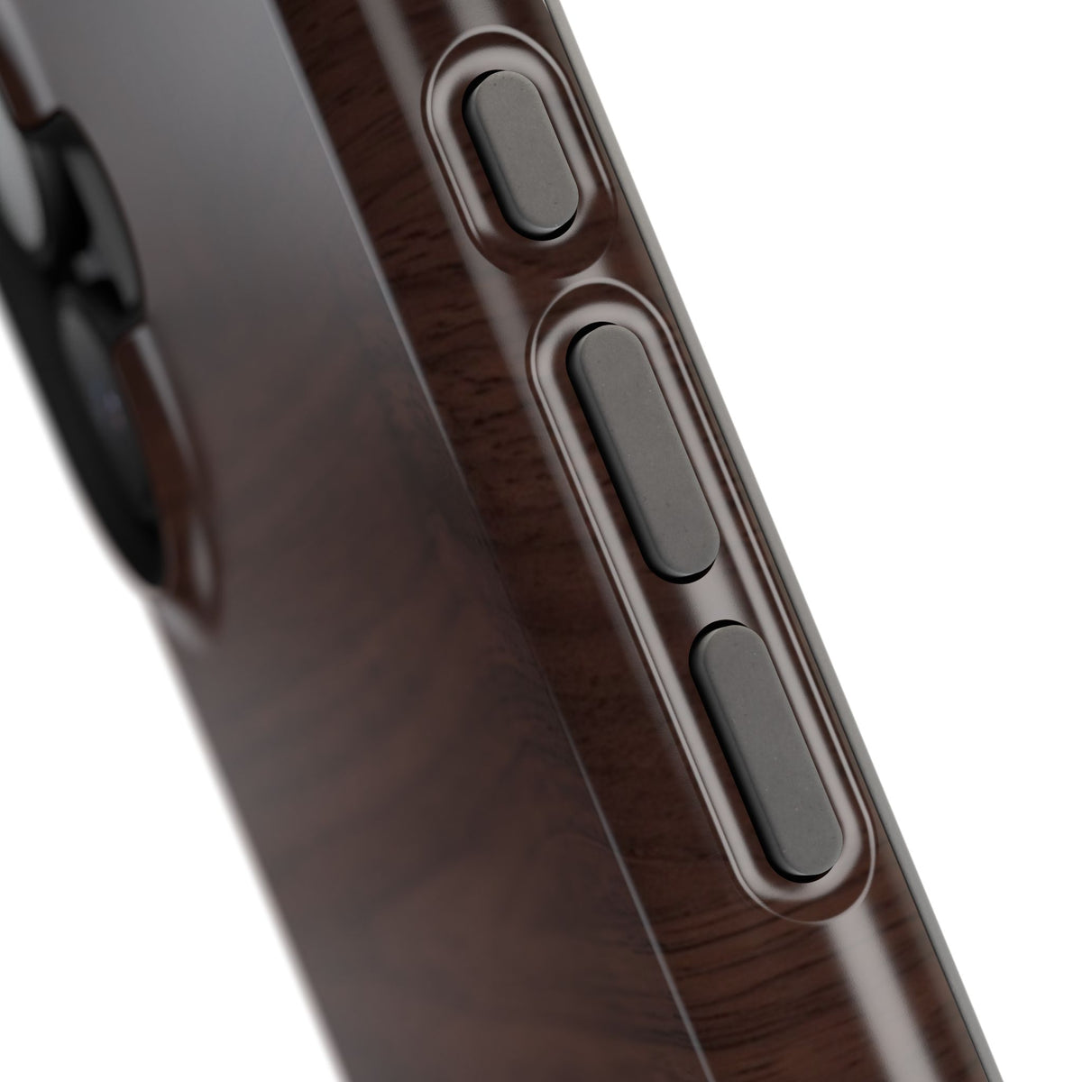 Gold Paramedic Laurel Badge Wood Phone Case — Magnetic Wireless Charging Cover