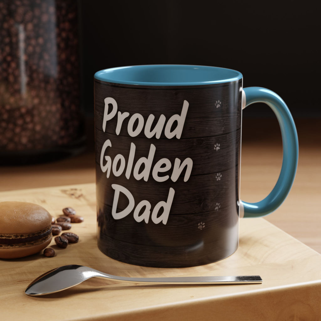 Proud Golden Dad Mug | Golden Retriever Lover Gift | Dog Dad Coffee Mug