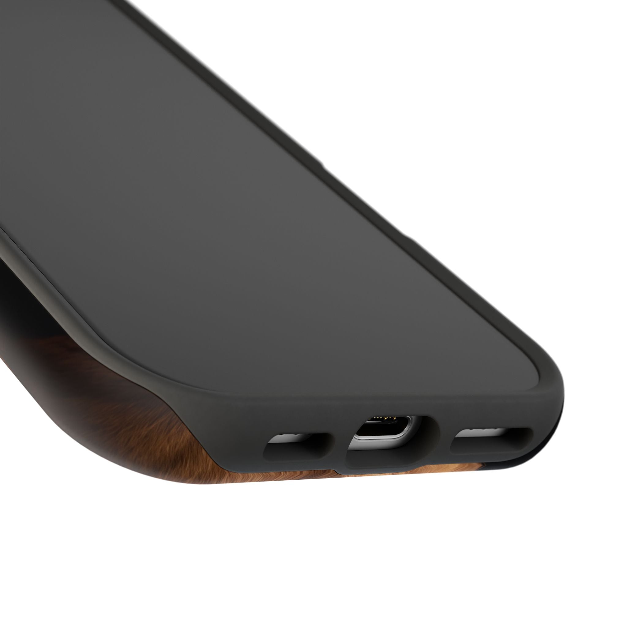 Golden Retriever Portrait Phone Case — Impact-Resistant Wireless Charging Cover