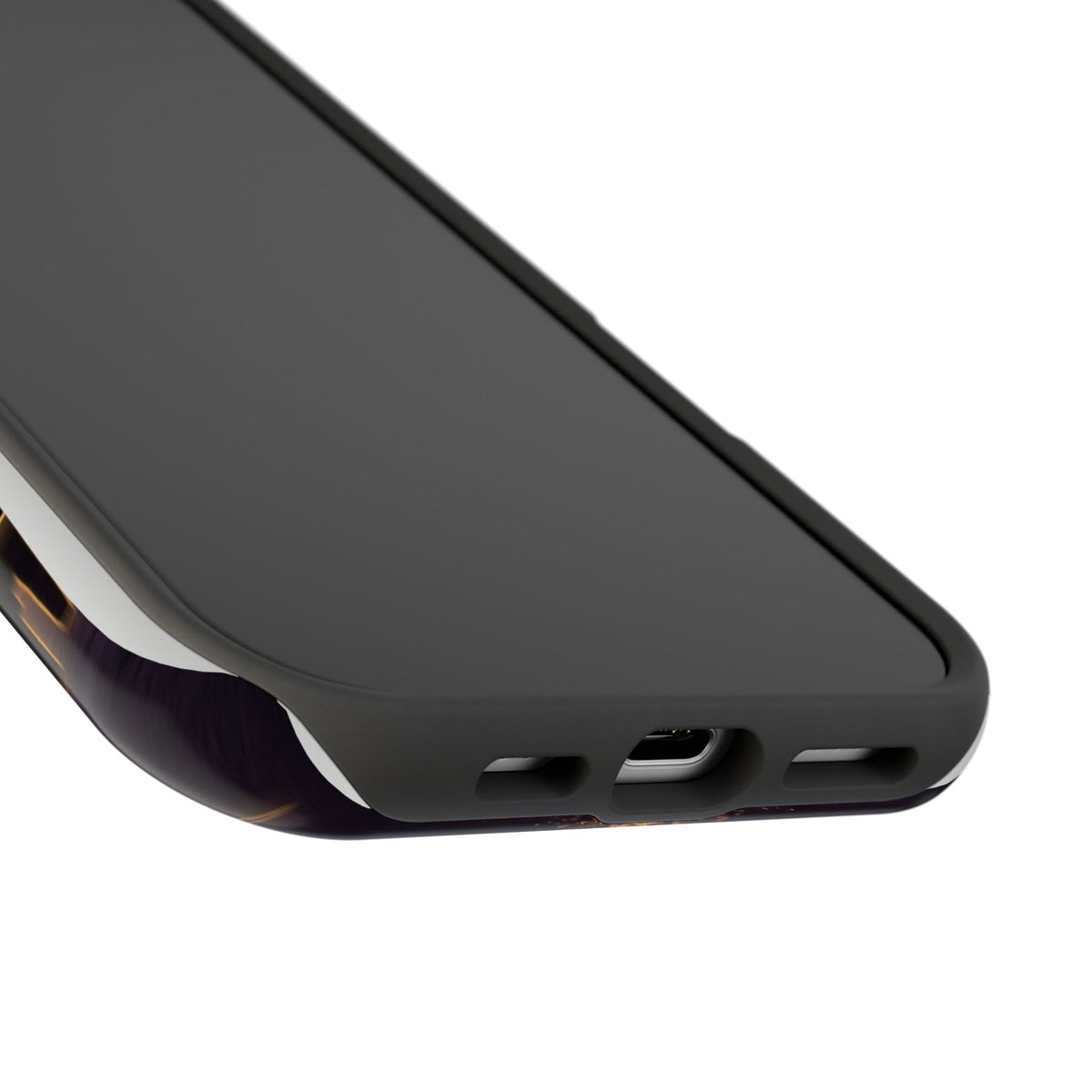 EMS Badge Sunset Skyline Phone Case — Magnetic Wireless Charging Cover
