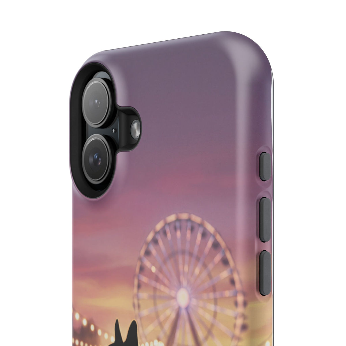 Personalized French Bulldog Carnival Nights Phone Case — Wireless Charging Cover