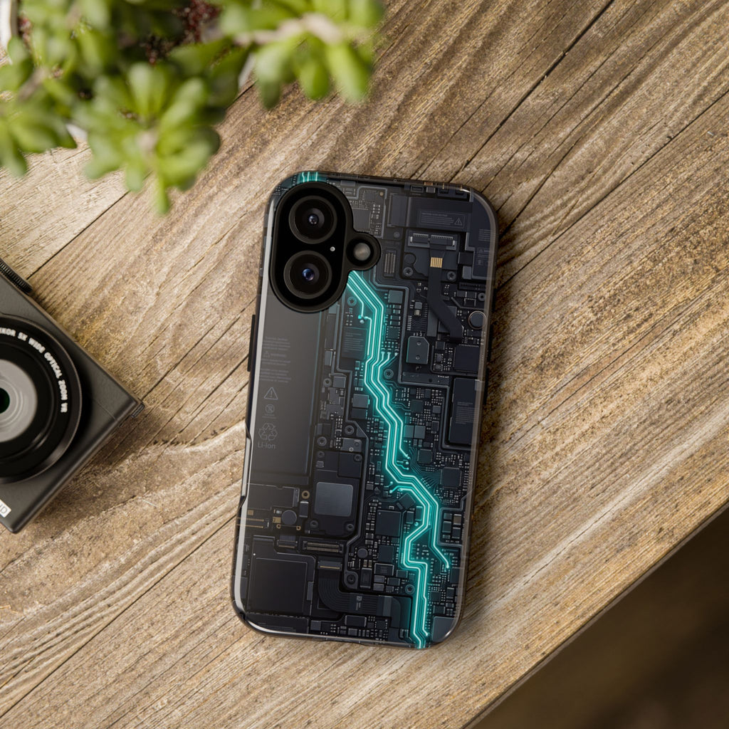 Electrician Cyan Circuit Phone Case - Samsung & iPhone Series