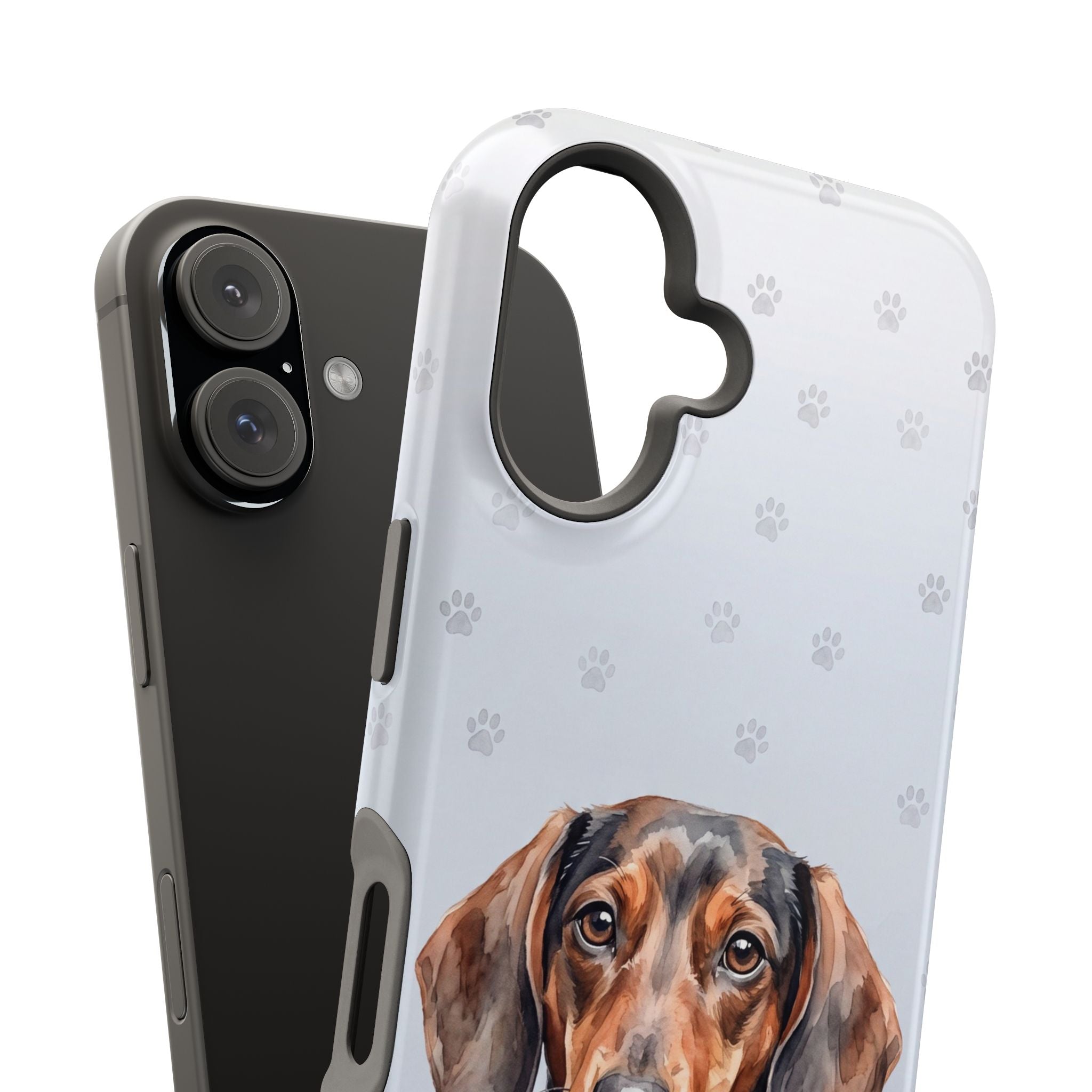 Dachshund Phone Case — Impact-Resistant Wireless Charging Cover