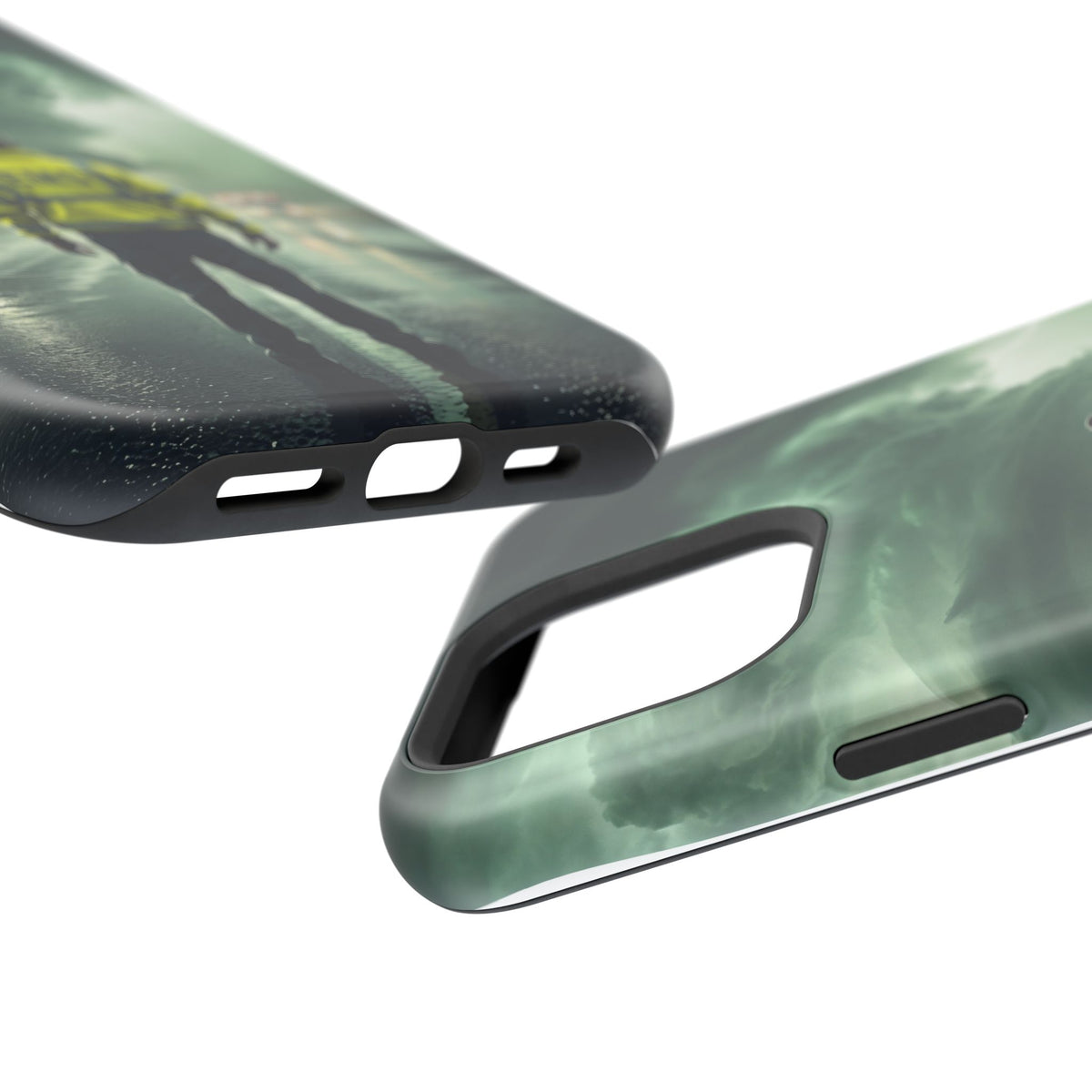 EMS Green Storm Phone Case — Magnetic Wireless Charging Cover